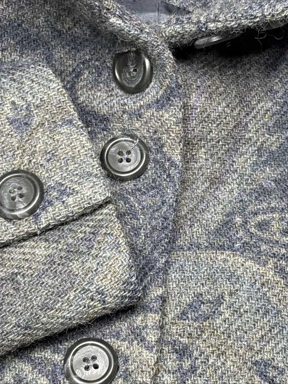 Ralph Lauren Black Label Paisley Print Shacket Made In USA Size 6 100% Wool - Picture 9 of 10